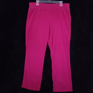 Danskin Solid Pink Large‎ Pajama Pants With Pockets & Drawstring #1134